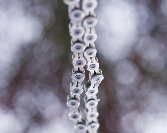 Fahrradkette gewachst Shimano