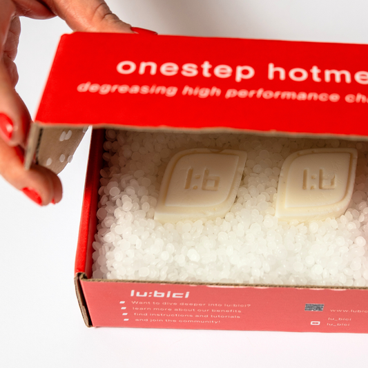 Onestep Hotmelt Doppio Kettenwachs- die Einschrittlösung zum Fahrradkette Entölen und Wachsen